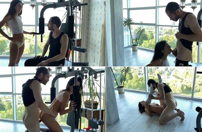 Step Sister Seduced Stepbrother and Creampied in the Gym – Oliver Strelly, Katty West FullHD 1080p