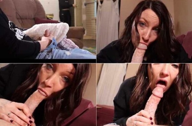 Mom Caught Son and Released his Load in her Mouth POV HD 720p