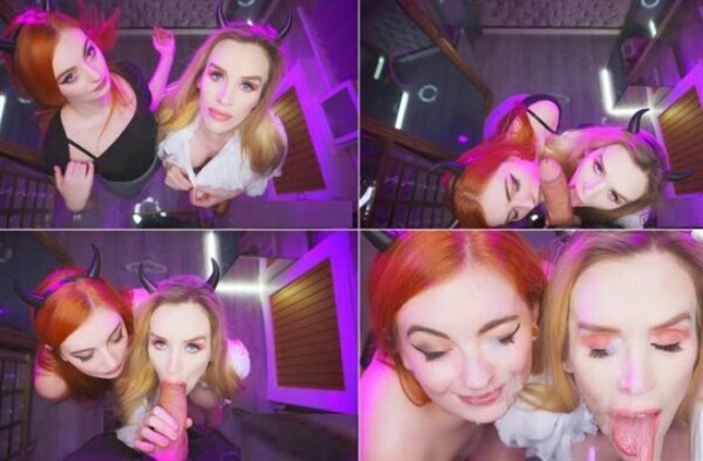 Manyvids Lola, Roxy Cox – Succubus Sisters Suck to Steal Your Soul 4K 2160p