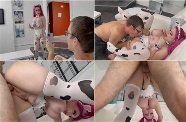 Lily Lou Official – Slutty Step-Sister with Huge Tits Dresses up like a Cow and Convinces you to Fuck her FullHD 1080p