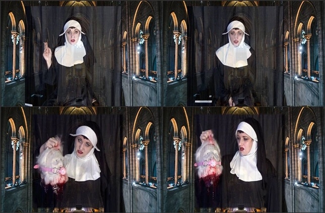 Ms Vivian Leigh – The nun and the Baptist – Halloween, Demon FullHD mp4 1080p