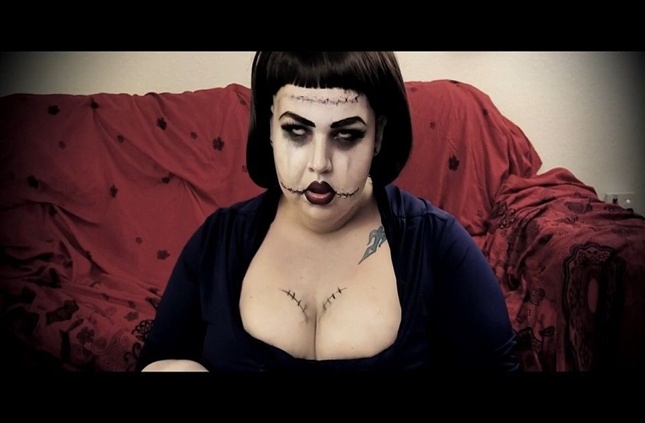 Velma Voodoo – Frankenstein Girl ITS ALIVE! BBW Monster Double BJ HD