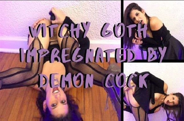 SmilesofSally – Witch Goth Girl Impregnated by Big Demon FullHD 1080p