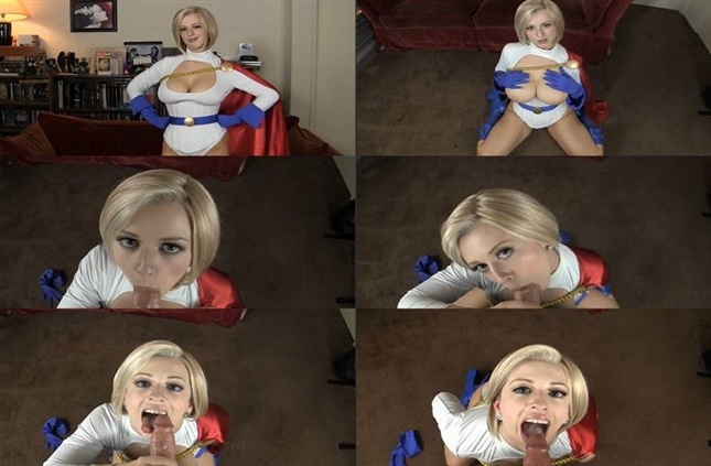 Sloppy Blowjob from Power Girl – cosplay, dc comic book HD mp4