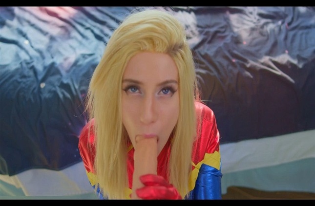 Comic Book Role Play Lana Rain – Do You Want To Date Captain Marvel 4k