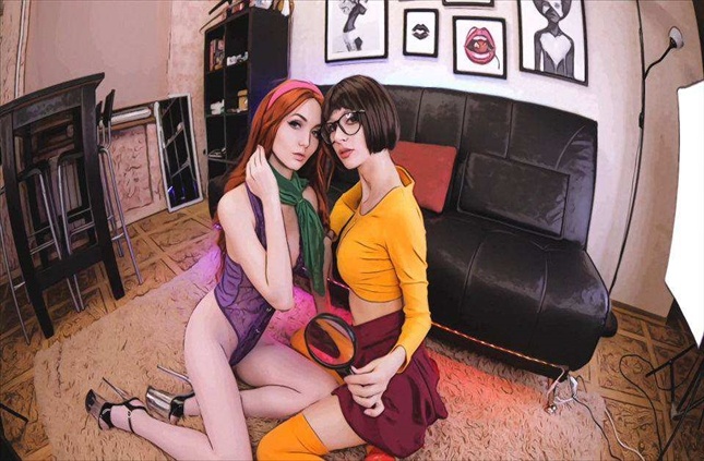 Parody Porn – Sia_Siberia – Daphne & Velma fuck w ScoobyDoo dildo 4k 2160p